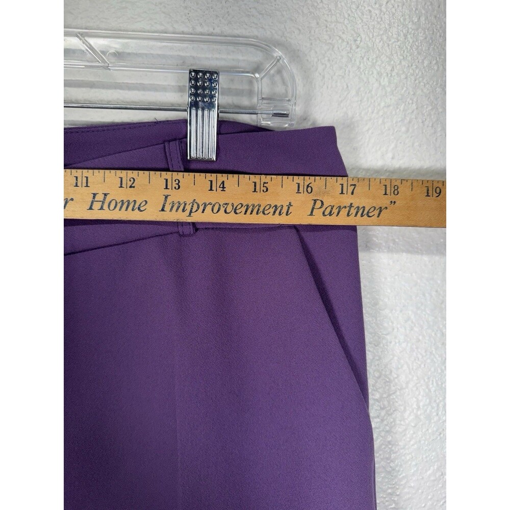Exquise Anthropologie Women’s Wide Leg Lilac Purple Pants Trousers Size Large - Picture 11 of 14